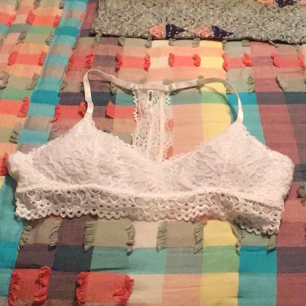 Mudd Lace Bra Size Large White